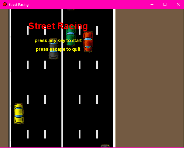 Street Racing - Game Maker