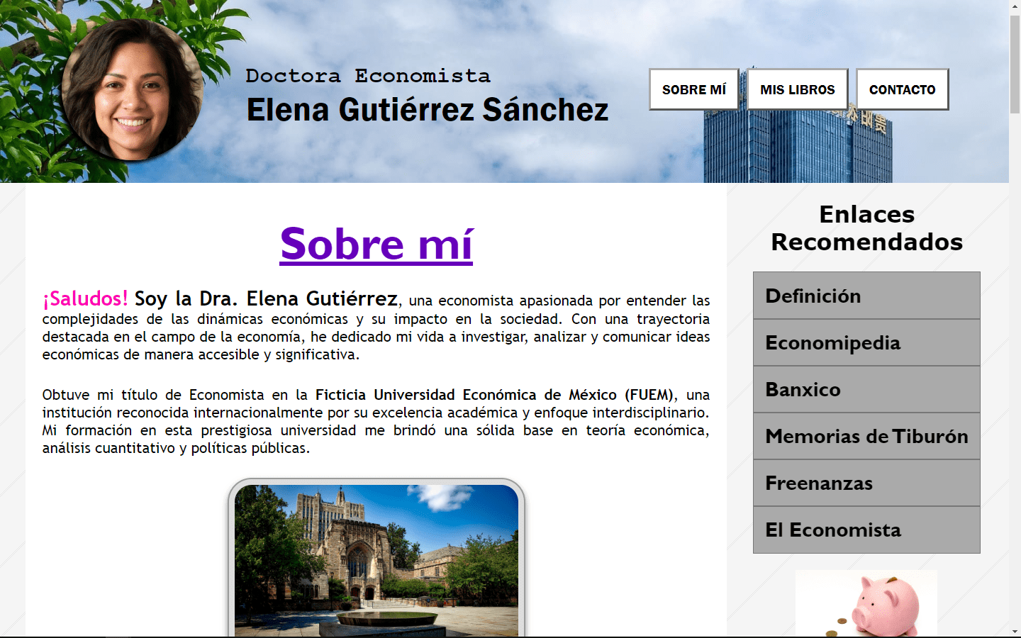 Página Dra. Elena